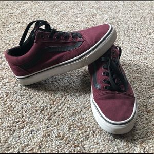 Van’s Maroon Old Skool Sneakers